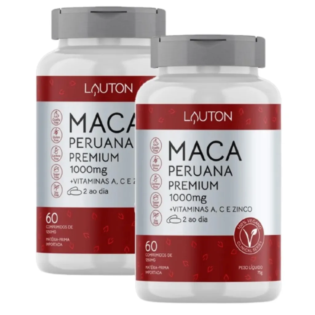 Kit 2 Maca Peruana Plus 1000mg 120 Cap Lauton Nutrition Full|Slimming  Product| - AliExpress