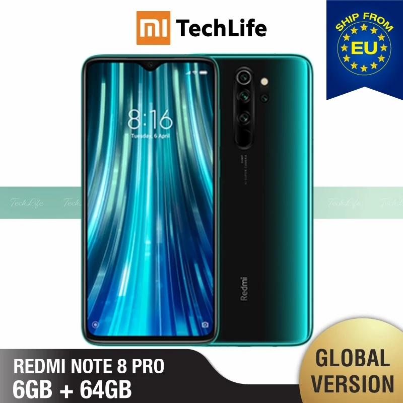 Global Version Xiaomi Redmi Note 8 Pro 64GB ROM