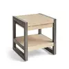 Free shipping Side Table Acacia (50 X 50 x 40 cm) 4000080572993