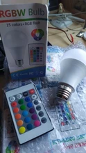 Changing-Bulb Led-Lamp Light Dimmable Smart-Control-Lamp E27 Colorful Home 10W 5W RGBW
