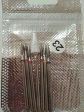 6/7pc cortador de fresado de taladro de cerámica para uñas Bits para manicura Mills eliminar broca para uñas de Gel de manicura máquina herramientas