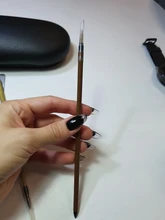 EZONE-pincel de Pelo de Lobo, pluma de línea de gancho, bolígrafos de caligrafía, soporte de varilla de acero, para artista, dibujo, pintura de acuarela, suministros de pintura