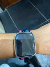 Correa elástica para Apple Watch 5 6 4, banda elástica de 38mm, 40mm, 42mm y 44mm, pulsera informal para iwatch series 6 5 4