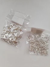 Conectores de gancho con cierre de langosta, 7 colores, 30 Uds., anillos de salto de círculo abierto, DIY, collar, pulsera, accesorios para hacer joyas, 100 Uds.