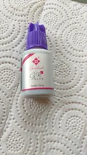 Genielash-pegamento para pestañas, secado rápido, para extensión de pestañas, de 6 a 7w, larga duración, baja irritación, negro, 0,5-1s