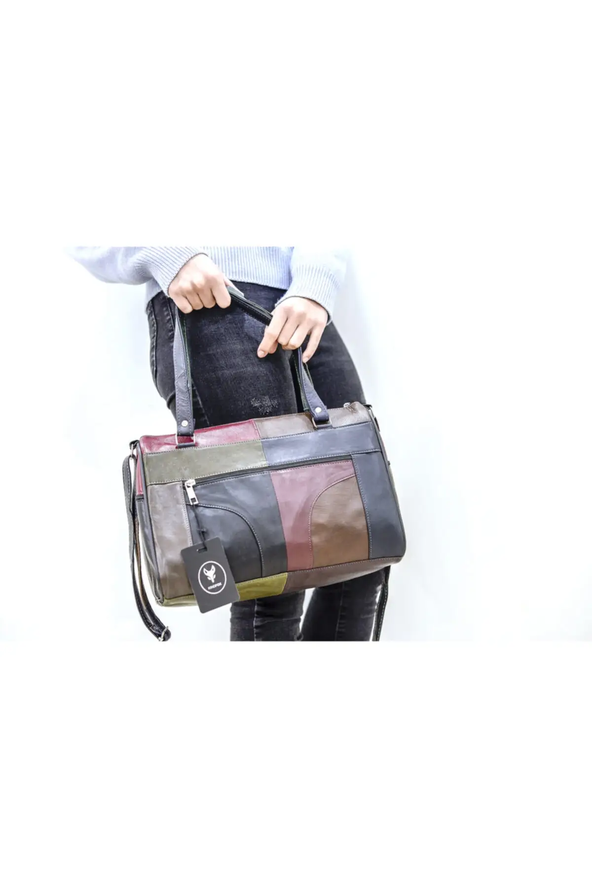 

Kindfox Genuine Leather Luxury Multi Compartment Women's Hand And Shoulder Bag | Very colorful
