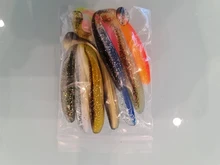 Wobbler Silicone Bait Spinnerbait-Accessories Streamer Soft-Lure Shad Sea Worm 50pcs/Lot