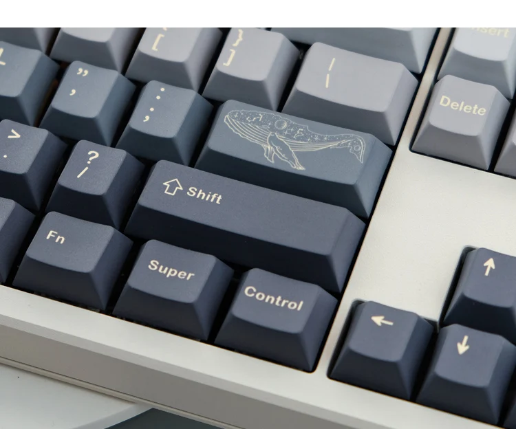 teclas de montanha keycaps cereja perfil pbt tintura sublimação teclado mecânico para mx switch com shift