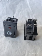 KCD4-interruptor basculante de 2 posiciones, 4 pines, LED, 12V, 35A, lámpara antiniebla de reacondicionamiento de automóvil, con interruptor basculante ligero