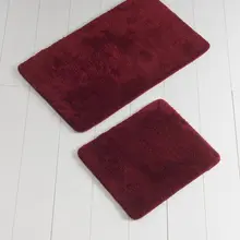 Коврики для ванной нескользящие Противоскользящие коврики противоскользящие цвета красный 2'Li набор 60X100 см-50X60 см