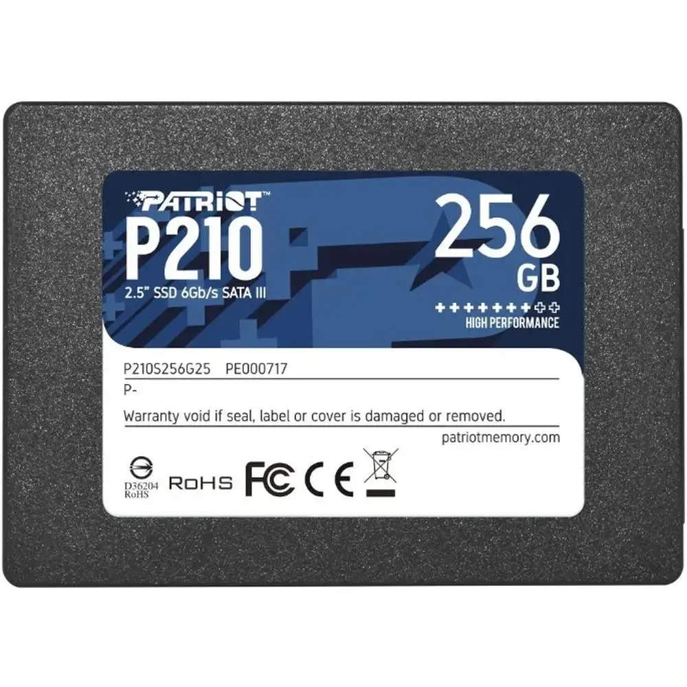 Внутренний SSD-накопитель 256Gb PATRIOT P210 P210S256G25 SATA3 2.5&quot | Компьютеры и офис