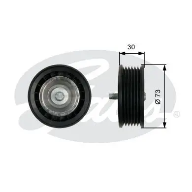Ролик обводной приводного ремня MB C204/W204/W205/S205/A207/W166