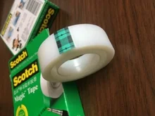 Cinta adhesiva mágica 3M, transparente, invisible, escribible, para reparar foto scotch, marca 810, precio de muestra