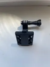 Soporte adaptador de cámara para casco táctico, Base de adaptador de casco portátil de nailon ligero, soporte fijo para cámara de teléfono móvil Gopro