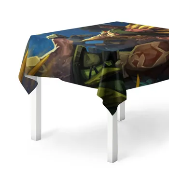 

Tablecloth 3D bristleback smile