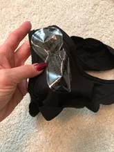 INGAGA-Bikinis de realce para mujer, traje de baño con borde festoneado, bañador de banda Negro, Bikini liso para mujer, ropa de playa 2021