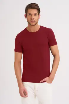

Line Knitwear Male Slim Fit Cycling Neck T-Shirt