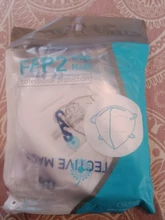 Mascarilla facial FFP2 con filtro KN95, máscara antipolvo para la boca, 100 uds., envío desde españa