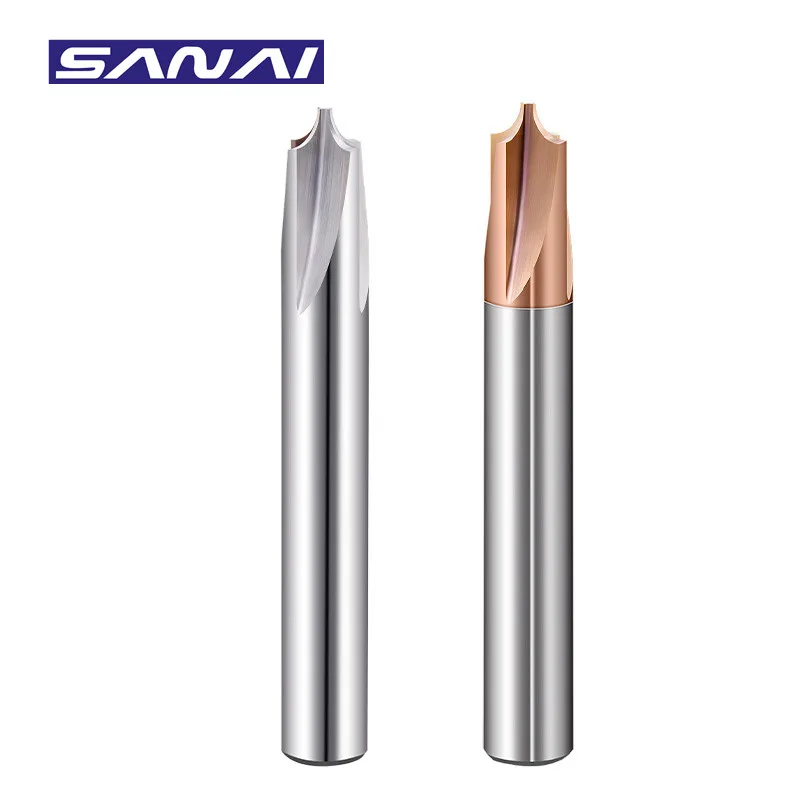 SANAI Carbide Radius Corner Rounding Cutter End Mill R0.5 R1 R1.5 R2 R2