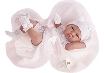 

Doll Rn girl 42 CM C/Toquilla toy articles created Manual