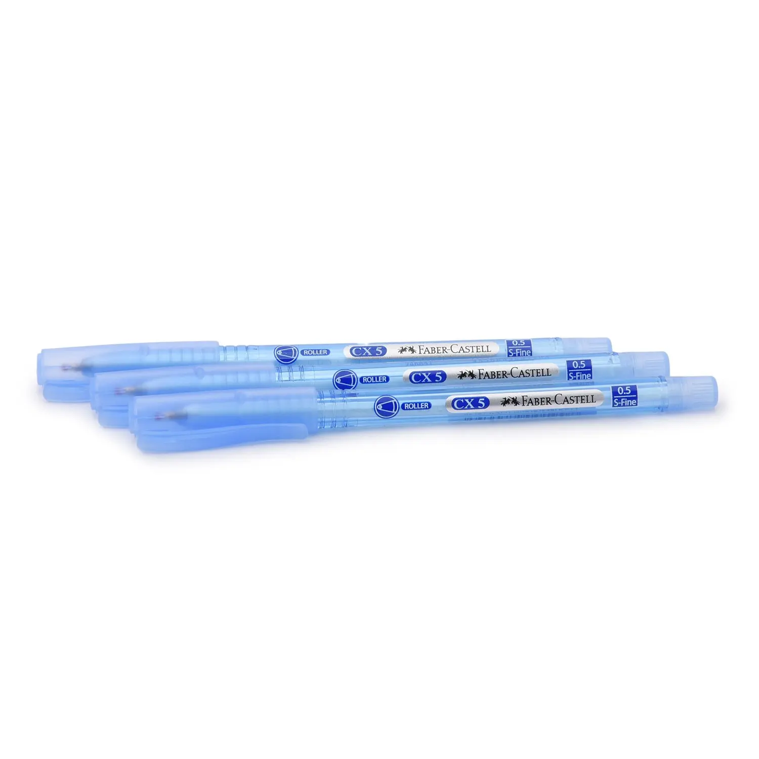 Set of handles Faber Castell ballpoint 3 PCs Blue |