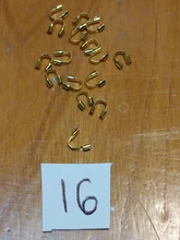 Protectores de alambre de 100x4mm, accesorios de forma de U, cierres, conector para fabricación de joyas, 4,5 unids/lote