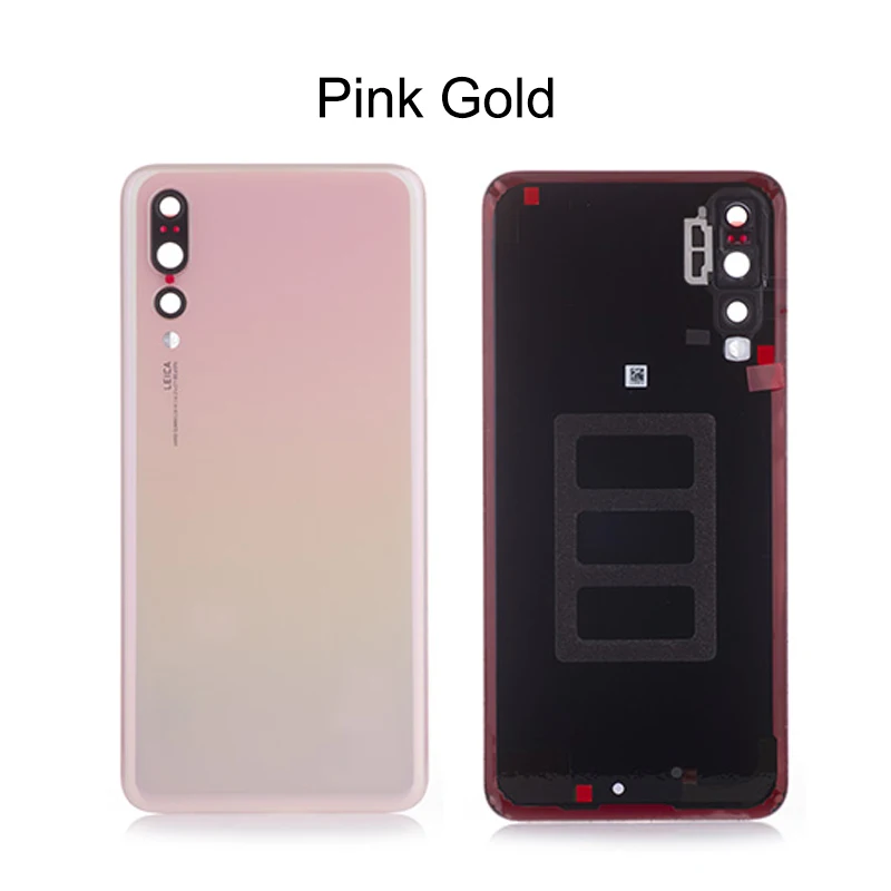 OEM для huawei P20 Pro крышка батареи задняя дверь корпус крышка со стеклянным объективом запасные части клей камера Стекло Объектив