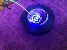 Switch Ring-Lamp-Power Symbol-Button Led-Light Metal 16mm Waterproof Self-Lock NO 1NO1NC