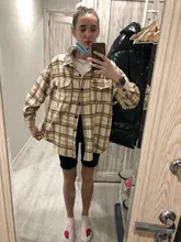 Oversized Shirts Clothing Tops Button Female Blouse Long-Sleeve Toppies Vintage Plus-Size