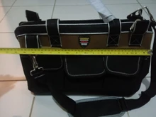 Bolsa de herramientas portátil para electricista, multifunción, instalación de reparación, lona, grande, gruesa, bolsillo de trabajo