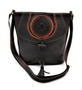 

Handbag women 100% calf leather Ubrique, Brown, zipper closure, 27x24,5x9 cm. Made in Spain.
