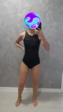 One-Piece Swimsuit Swim-Wear Riseado Backless Black Sexy XXL High-Neck Plus-Size Women