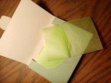 Paquete de 100 hojas de papel para limpieza Facial, papel de limpieza, Control de aceite, absorbente, herramientas de maquillaje de belleza, té verde