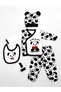 

Navy blue Newborn 5 li Baby The Zibin set