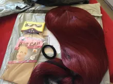 AISI BEAUTY-Peluca de cabello sintético para mujer, cabellera larga y Lisa, color negro, Natural, resistente al calor, marrón y rojo