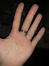 Anillo abierto de Van Gogh para parejas, joyería romántica, S925