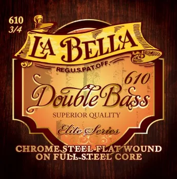 

610 string for double bass strings 3/4, steel, La Bella