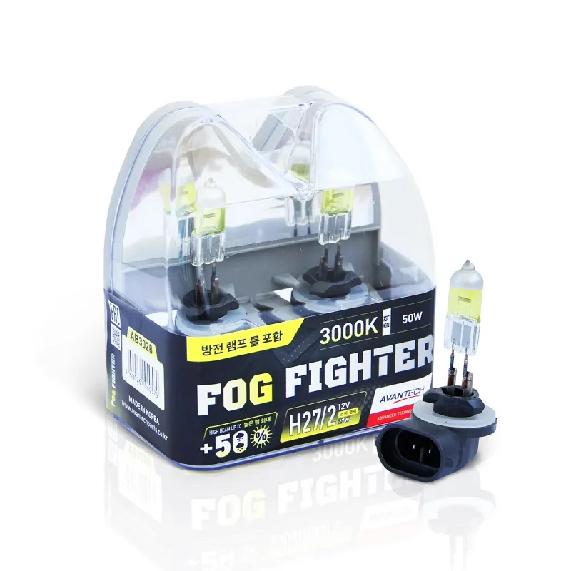 Лампы автомобильные H27/2 Avantech Fog Fighter AB3028 12V 27W 3000K комплект 2 шт | Автомобили и
