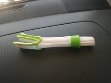 Cepillo de limpieza de Interior de coche, accesorios 2 en 1, doble deslizador, portátil, aire acondicionado, salida de ventana, herramientas de polvo, lavado de coche