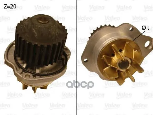 Насос Водяной Renault Logan/Clio/Kangoo/Megane 1.6 16v 08.-08 Valeo 506655 Valeo арт. 506655