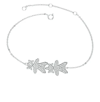 

Silver Bracelet with cubic zirconia sunlight sample 925