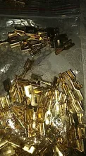 100pcs H62 Brass Tinned 6.3mm 4.8mm Automotive Connector Female Male Terminals  E6.3B
