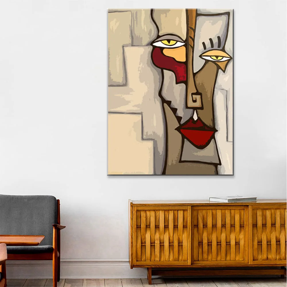 

Posters Prints Picasso Abstract Figures Pos Wall Art Pictures Poster Canvas Painting for Living Room Home Decor Cuadros Unframed