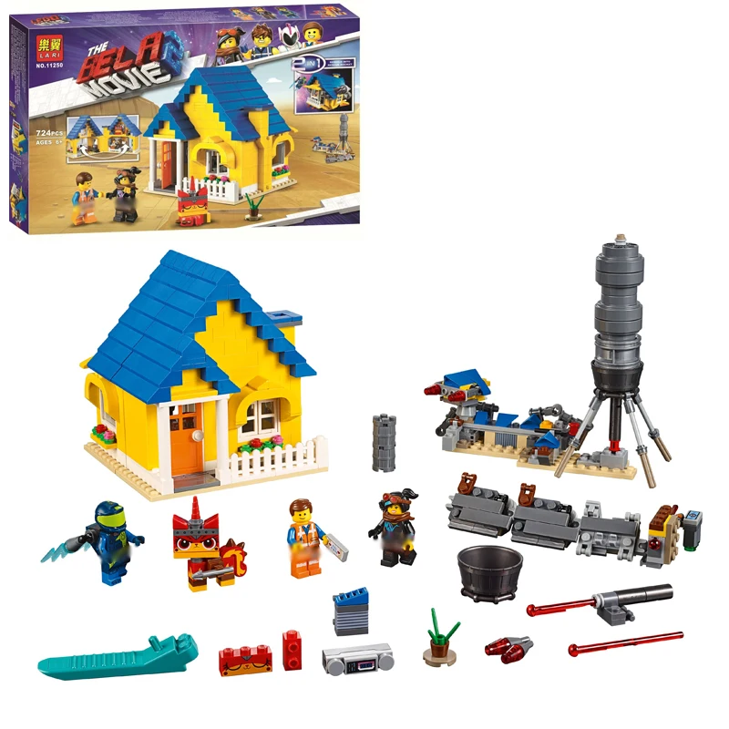 2019 фильм 2 серии 70831 Emmet's Dream House/спасательная ракета Модель Строительный Блок