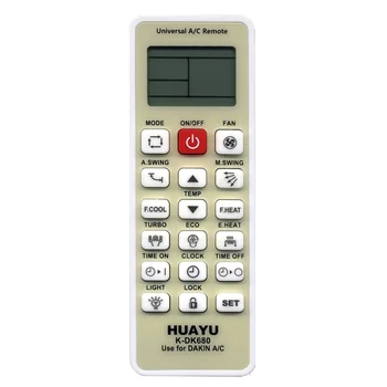 

Remote Control Universal for air conditioners Huayu Daikin K-DK 680