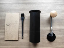 XEOLEO-molinillo de Café Manual de aluminio, 50MM, amoladora de rebaba de acero inoxidable, máquina café cónica