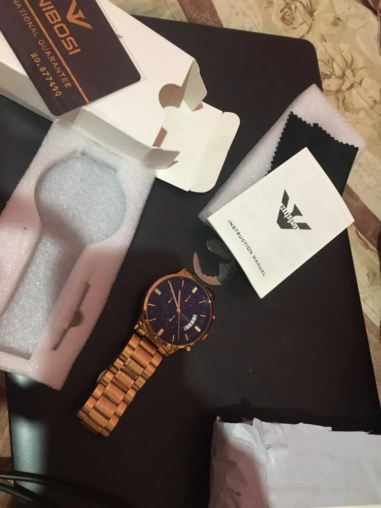 NIBOSI  Men Watches Luxury Famous Top Brand Men's Fashion Casual Dress Watch Quartz Wristwatches photo review