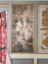 Wallpaper Oil-Paintings Decorative Photo-Murals Custom Classical Ceiling European-Style