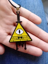 Dongsheng. Bill Cipher collar Boss colgante gargantilla de Cosplay collar hombres joyería de las mujeres-30