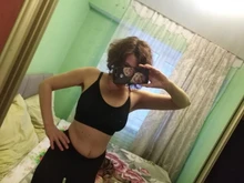 Sports-Bra Vest Back-Padded Gym Fitness Seamless Workout Push-Up Running Women Shockproof